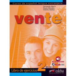 Vente 2: Libro de ejercicios / Тетрадка по испански език за 8. - 12. клас (ниво В1)