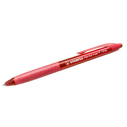 Химикалка с механизъм, Stabilo, Performer 328F, Червена