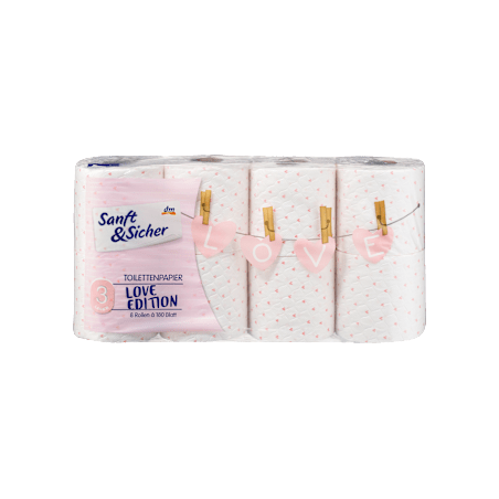 Тоалетна хартия Limited Edition, 3-пластова, 8 бр.