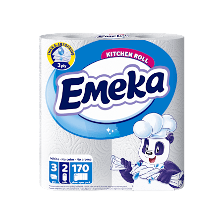 Кухненска ролка white, 3-пластова, 2 бр.