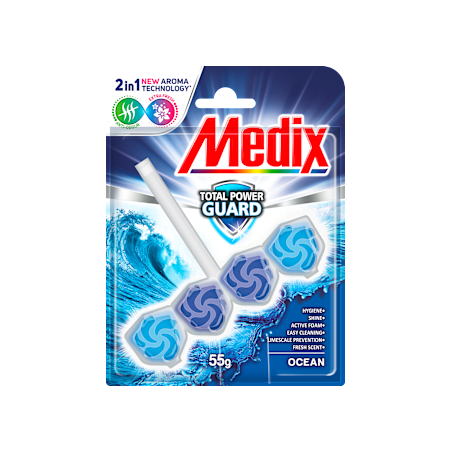 Ароматизатор за тоалетна Total Power Guard, 1 бр., 55 g