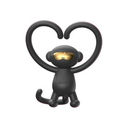 Ароматизатор за автомобил с формата на маймунка - Baseus Monkey-Shaped Vehicle Fragrance (черен)
