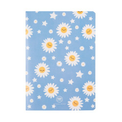 Тетрадка А5 Coolpack мека корица PP 32 л. ред Daisy Sun