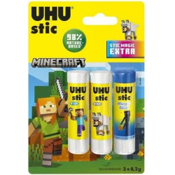 UHU Стик 2 х 8,2 гр + Меджик 8,2 гр, Лепило за хартия