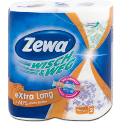 Кухненска ролка Wisch&Weg Xtra Lang, 72 къса, 2 бр.