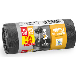 Торби за смет черни 35л, 50бр