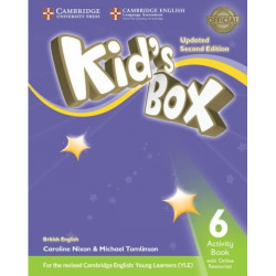 Kid's Box Updated 2nd Edition Level 6 Activity Book with Online Resources / Английски език - ниво 6: Учебна тетрадка с онлайн ма