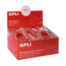 Тиксо Apli - Extra Clear, 19 mm х 33 m