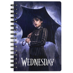 Тетрадка A5 Wednesday rain 3D