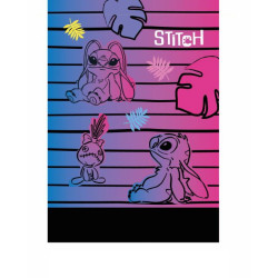 Тетрадка A4 60 листа, малки квадратчета Stitch Black