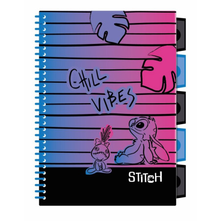 Тетрадка PP 100 л. B5 Coolpack Stitch Black - Chill Vibes