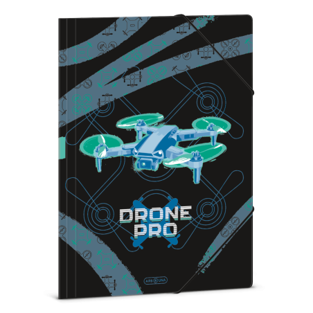 Папка с ластик A4 ARS UNA - Drone Pro