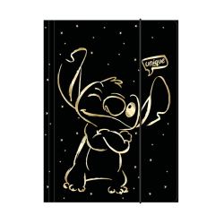 Папка с ластик А4 Coolpack - STITCH GOLD - 1