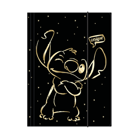 Папка с ластик А4 Coolpack - STITCH GOLD - 1