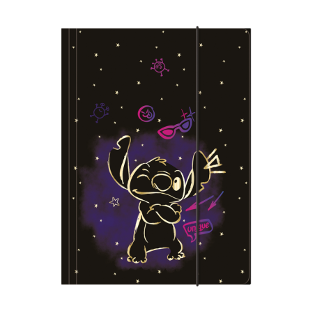 Папка с ластик А4 Coolpack - STITCH GOLD - 3