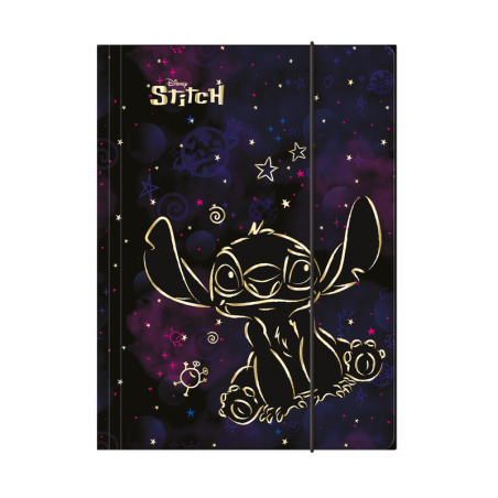 Папка с ластик А4 Coolpack - Stitch GOLD - 2