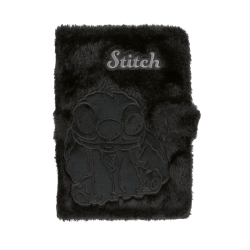 Пухкава тетрадка A5 – Stitch Fluffy BLACK
