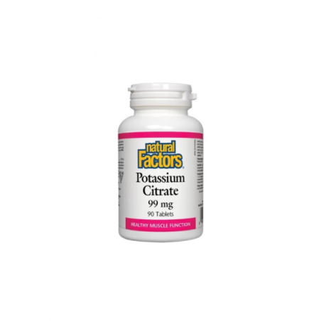 Калий таблетки за бъбреци и сърце 99мг х90 Natural Factors