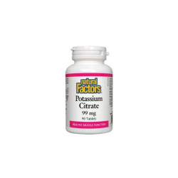 Калий таблетки за бъбреци и сърце 99мг х90 Natural Factors