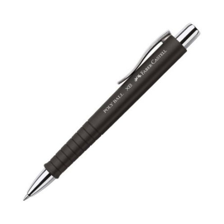 Химикалка Faber-Castell - Poly Ball XB, черна