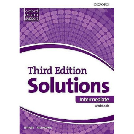Solutions Intermediate Workbook (3rd Revised Edition) / Английски език - ниво B1: Учебна тетрадка