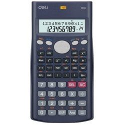 Калкулатор Deli Core - E1710, 10+2 dgt, научен, с капак