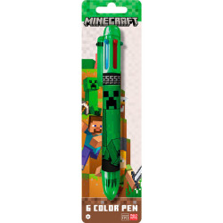 Химикалка Minecraft с 6 цвята, 21 cm