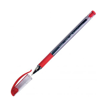 Комплект химикалки Faber-Castell Fine - 10 броя, червени