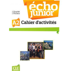 Echo Junior - A2: Учебна тетрадка по френски език за 8. клас за интензивно обучение