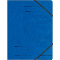 Папка с ластик Herlitz - Quality, синя