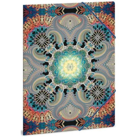 Папка с ластик Ars Una Mandala - Line, А4