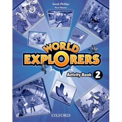 Тетрадка по английски език за 3 - 4. клас World Explorers 2 AB