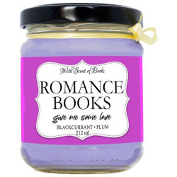 Ароматна свещ - Romance Books, 212 ml