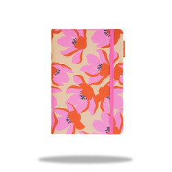 Тетрадка А5 ред, текс. корица FLORES ROSA