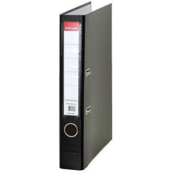 Класьор Esselte Eco - А4, 5 cm, PP, метален кант, сменяем етикет, черен