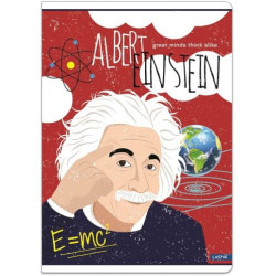 Тетрадка Lastva Great Minds - А5, 52 листа, широки редове, с ляво поле, асортимент