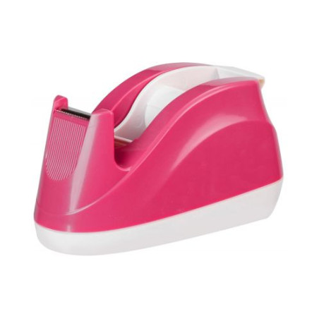 Тиксодържач Deli Vivid - E808, за тиксо 19 mm/33 m, цикламен