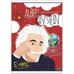 Тетрадка Lastva Great Minds - A4, 52 листа, широки редове, асортимент