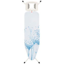 Дъска за гладене Brabantia - Cotton Flower, 124 x 38 cm, синя
