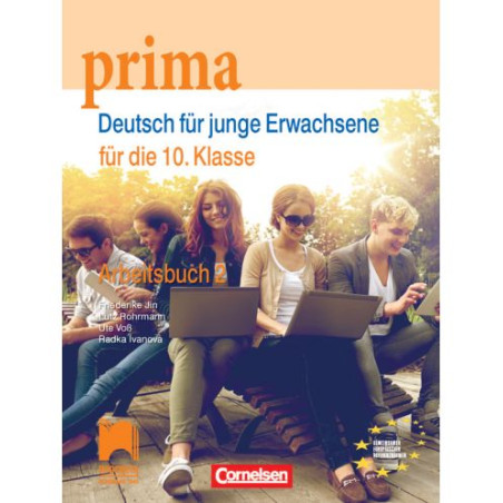 PRIMA. Работна тетрадка по немски език за 10. клас (интензивно изучаване). Учебна програма 2023/2024 (Просвета)