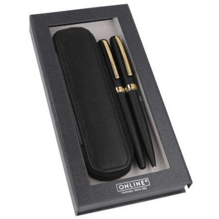 Комплект писалка и химикалка Online Eleganza - Black GT