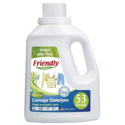 Концентриран гел за пране с омекотител Friendly Organic, без аромат, 1.57л