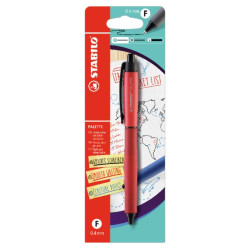 Химикалка, Stabilo, Palette F, Блистер, Червен