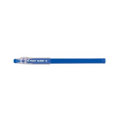 Изтриваща се химикалка с гума Pilot Kleer - Синя, 0.7 mm