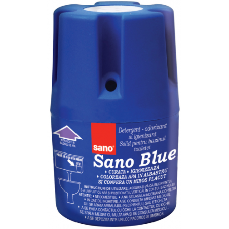Ароматизатор за тоалетното казанче Sano - Blue, 150 g