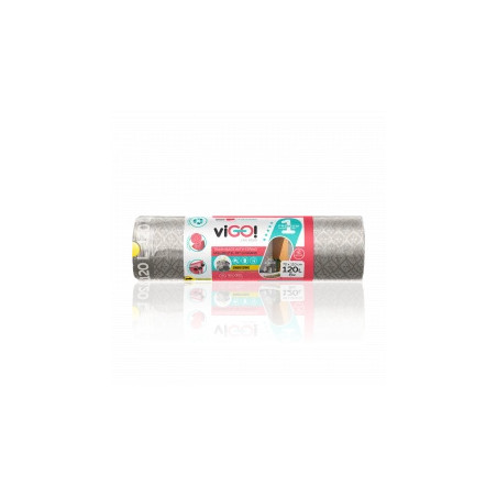ТОРБИ ЗА СМЕТ SILVER 120L С ВРЪЗКА 8БР. PREMIUM №1 VIGO
