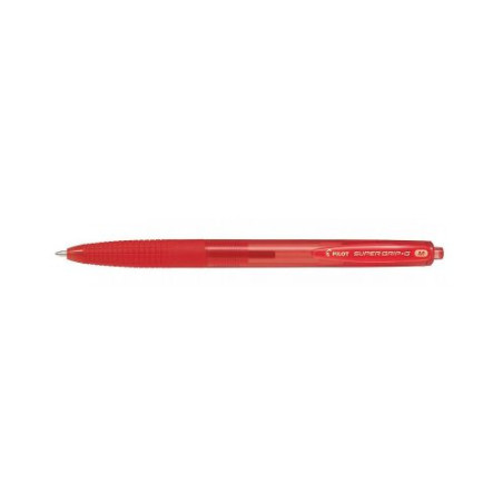 Автоматична химикалка стик Pilot Super Grip G - Червена, 0.7 mm