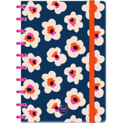 Тетрадка B5 Coolpack малки квадратчета FLORES NINA