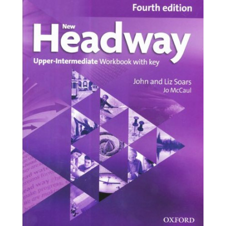 New Headway 4E Upper-Intermediate Workbook with Key + CD / Английски език - ниво Upper-Intermediate: Учебна тетрадка с отговори 