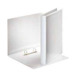 Презентационен класьор Esselte - А4, 3.8 cm, 2 ринга, бял